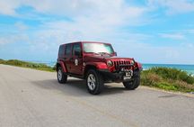 Jeep Exploration & All Inclusive Tortugas Beach Break (Private)