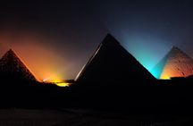 Sound and Light Show at Giza Pyramids including Private Transfer from Cairo