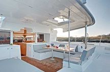 Platinum Santorini Cruise Catamaran with BBQ & Open Bar