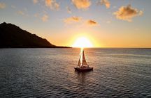 PRIVATE Sunset Cruise : Moorea Sailing on a Catamaran named Taboo