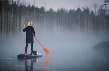 Sunrise or sunset SUP/kayak Adventure in the bog from Riga