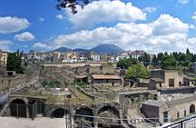Vesuvius,Herculaneum,Pompeii from Naples or Sorrento