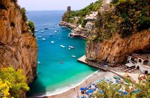  Positano & Amalfi from Sorrento: Swim & Light Lunch