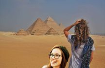 Private Tour Giza pyramids Sphinx Egyptian Museum Khan El-Khalili Camel Ride, 