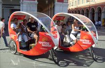 Private tour guide of Nice in electric taxibikes