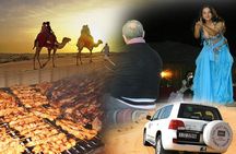 Premium Red Dune Desert Safari,BBQ dinner, camel ride, live show at Majilis camp