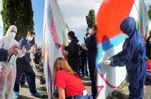Open graffiti workshop in the Mauerpark in Berlin