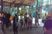 Maya Sites, Kayaking, Zipline Private Tour