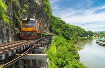 Private Kanchanaburi Erawan Waterfall&Thai-Burma Death Railway Tour from Bangkok