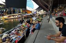Damnoen Saduak Floating Market & Maeklong Train Market Tour