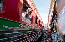 Damnoen Saduak Floating Market & Maeklong Train Market Tour