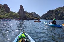 Kayaking on Saguaro Lake