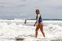 Five days of group surf lessons in Montezuma 