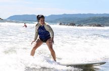 Five days of group surf lessons in Montezuma 