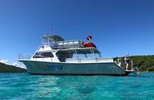 Culebra Power Boat Snorkeling & Beach Tour With Transportation