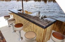 Key West Tiki Bar Boat to Popular Sand Bar with Turquoise Waters