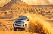 Thrilling Desert Safari Dubai Adventure with Sand Boarding and Barbecue Dinner