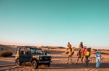 Dubai: Morning Safari by Vintage G Class & Al Marmoom Experience