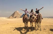  guided tour to the Pyramids of Giza with a camel riding 