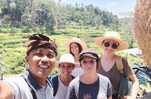 Ubud Village, Tegalalang Rice Terrace Swing, Tirta Empul Temple and Waterfafall
