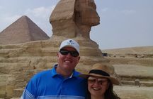 Giza Pyramids Sphinx & Egyptian Museum Private Full Day Tour