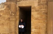Full-Day Tour at Giza Pyramids & Sphinx & Memphis & Saqqara & Dahshur 