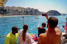 Tour of the Costa degli Dei by boat, 3 hours with aperitif included