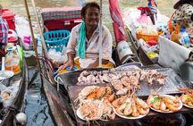 Amphawa Floating Market and Maeklong Railway Private Afternoon Tour from Hua Hin