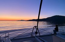 Private Full Day Catamaran Cruise from Paros with Lunch