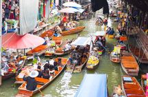 Famous Floating Market Damnoen Saduak Day Tour with Private Guide from Hua Hin