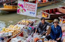 Famous Floating Market Damnoen Saduak Day Tour with Private Guide from Hua Hin