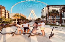 E-Scooter Guided Tour of Marina, JBR, Bluewaters Top Attractions