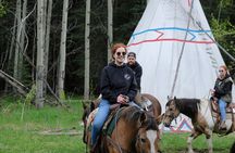 Buffalo Loop 1-Hour Horseback Trail Ride in Kananaskis