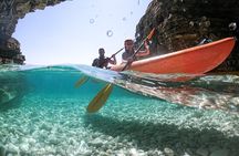 Cave exploring by kayak