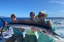 Shared Deep Sea Full-Day Fishing Charter in Hawaiian Waters