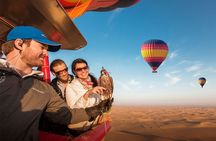 Dubai Desert By Hot Air Balloon With Falcon Show and Camel