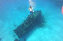 Bavarian Fiesta Snorkel Activity in Glass Bottom Boat at San Miguel de Cozumel