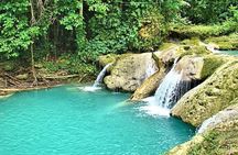 Blue Hole & Konoko Falls Park Combo Tour from Montego Bay