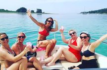Half day relaxing private boat tour (Blue lagoon and Solta) from Trogir