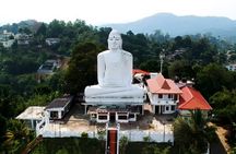 Tuk Tuk ride to giant buddha statue in Kandy