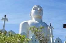 Tuk Tuk ride to giant buddha statue in Kandy