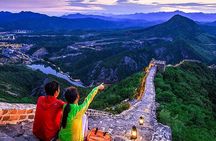 Beijing Evening Tour: illuminated Great Wall and Gubei Water Town