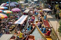 Amphawa Floating Market and Maeklong Train Market Tour