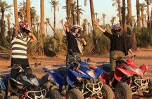 Half day quad bike at landscape of Marrakech and spa Hamam from Casablanca