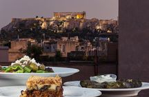 Greek Meze Cooking class and dinner with an Acropolis view
