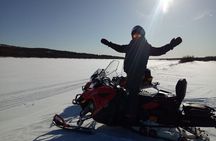 Private Snowmobile Experience in Rovaniemi's Forest