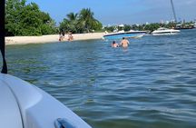 Miami: Private Boat Rental with Captain, Sandbars, and More