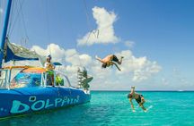 Private Catamaran Adventure Cruise with Rope Swing and Water Slide
