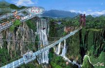 Gulong Gorge Glass Bridge and Underground River Cave Private Tour