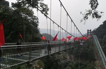 Private Guangzhou Layover Tour to Visit Gulong Gorge Glass Bridge